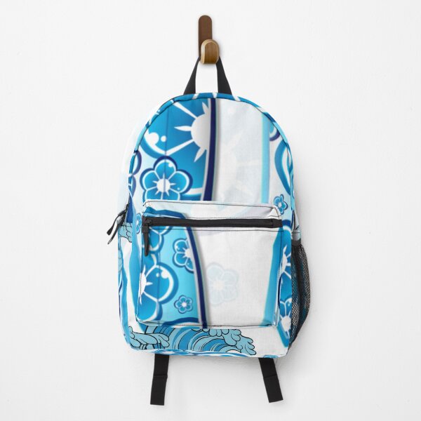 Item preview, Blue Floral Surf Boards and Blue Waves Tropical Pattern designed and sold by silviaol.