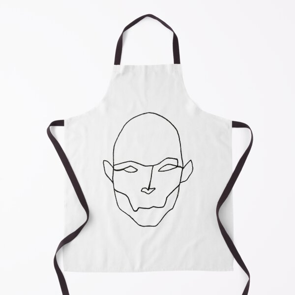 Item preview, Minimal frontal line art portrait designed and sold by Solybowie.
