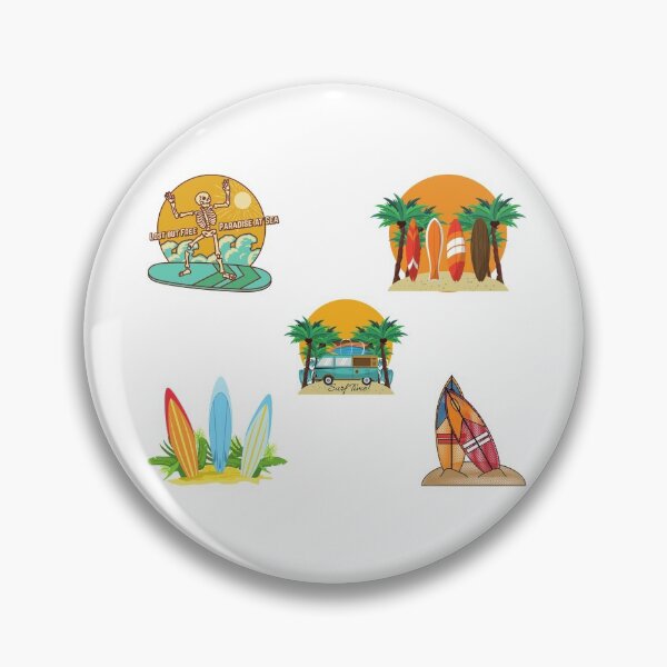 Item preview, A Fun Day at the Beach Surf Boarding and Skimboarding  designed and sold by Ilana Khoshsima.