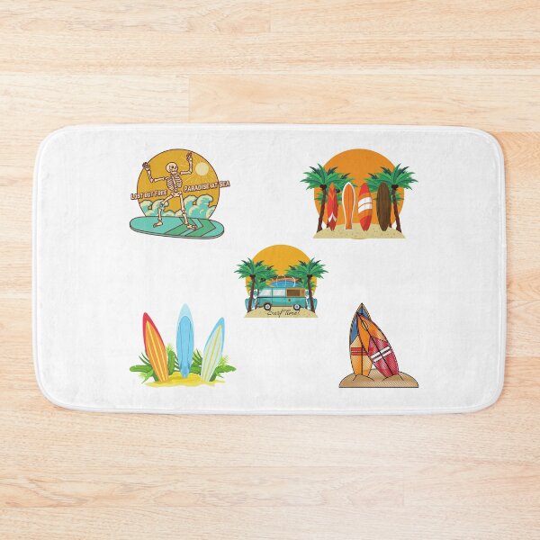 Item preview, A Fun Day at the Beach Surf Boarding and Skimboarding  designed and sold by Ilana Khoshsima.