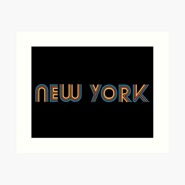 Artikel-Vorschau von New York - Retro-Stil, designt und verkauft von jamie-beth07.
