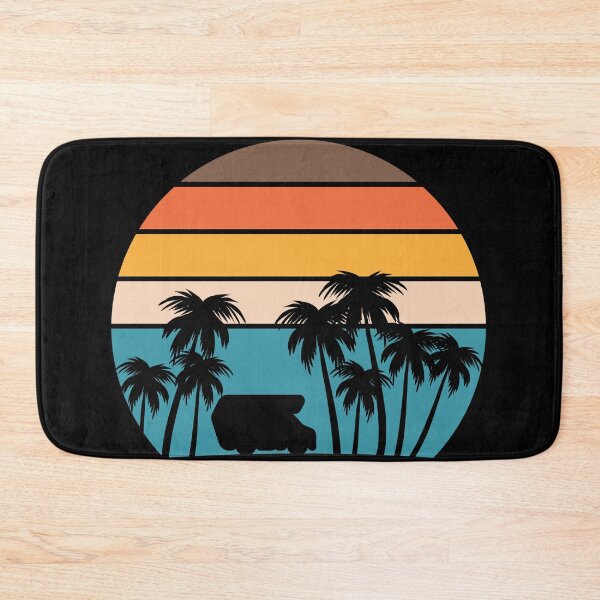Item preview, RV Beach Camping: Home Is Where The Beach Is Vintage Sunset designed and sold by TKsTees.