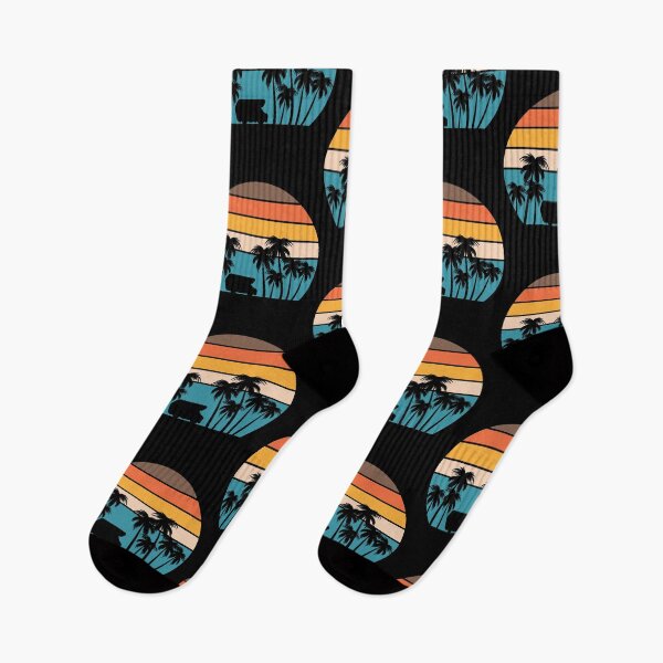 Item preview, RV Beach Camping: Home Is Where The Beach Is Vintage Sunset designed and sold by TKsTees.
