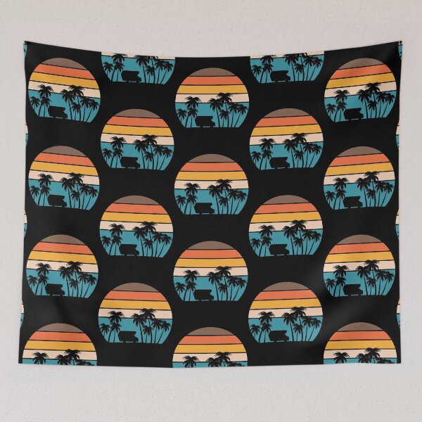 Item preview, RV Beach Camping: Home Is Where The Beach Is Vintage Sunset designed and sold by TKsTees.