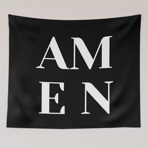 Item preview, AMEN (White) designed and sold by OneCherubim.