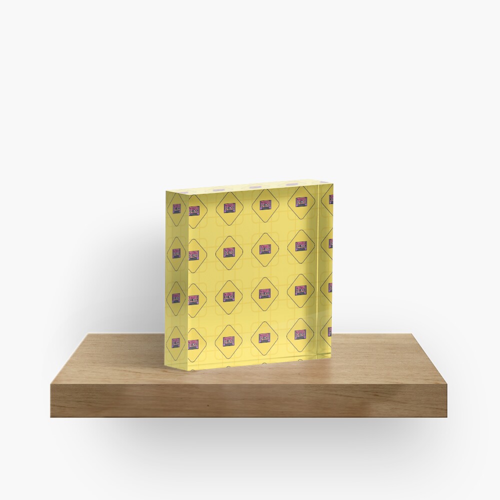 Vista previa del artículo con la obra «Bloque acrílico», diseñado y vendido por smilesharks.