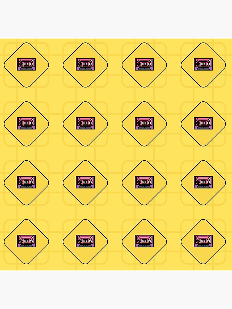 Imagen 4 de 4, Cojín con la obra Cassette pattern, diseñada y vendida por smilesharks.