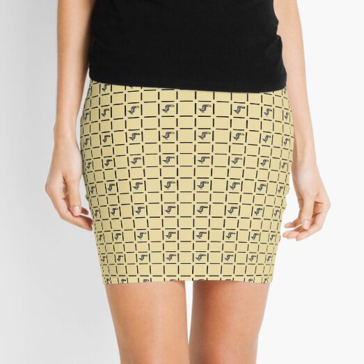 Toucan pattern Minifalda