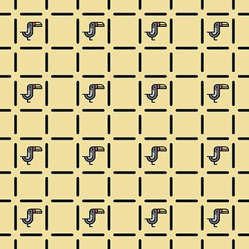 Imagen de la obra Toucan pattern de smilesharks