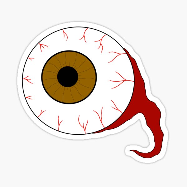 Eyeball Drip - Eyeball Horror - Sticker