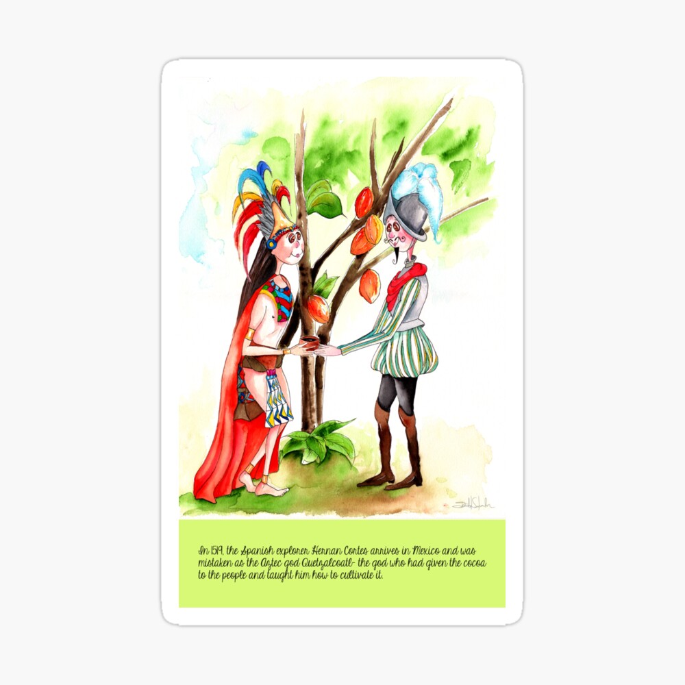2 Hernan Cortes Arrives In Mexico Greeting Card For Sale By Isabelsalvador Redbubble