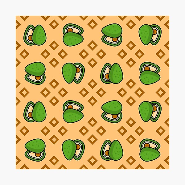 Avocado pattern Lámina fotográfica