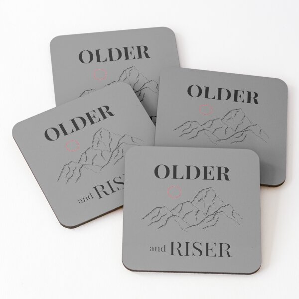 Item preview, Older and riser mountain hiking gray designed and sold by oxoxoxo.
