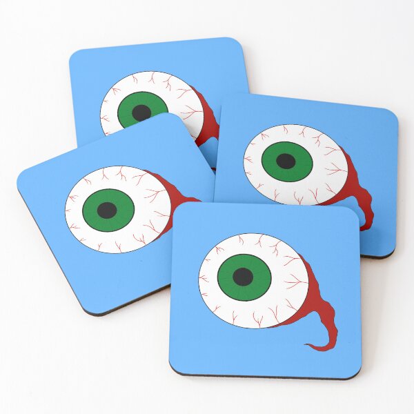 Item preview, Creepy Eyeball - Green designed and sold by TheeForestFox Shop.