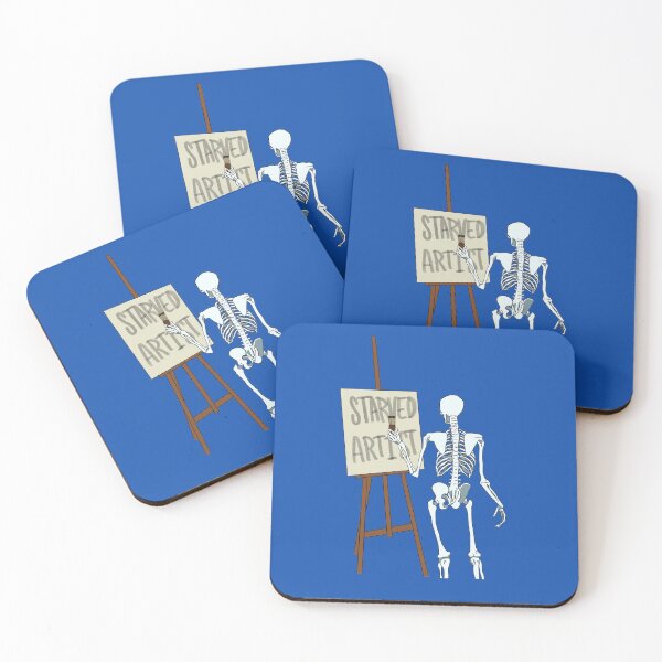 Item preview, Starved Artist skeleton designed and sold by Lexolasart.