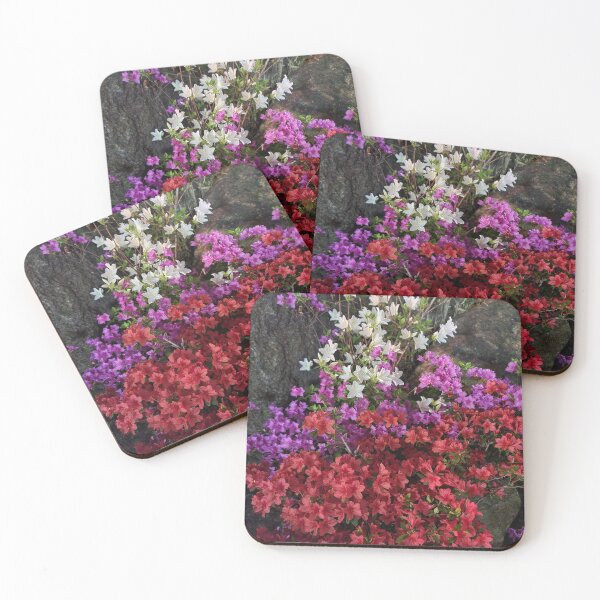 Item preview,  Azalea flowers along the hongjecheon road, Seoul in  Korea. designed and sold by human8891.