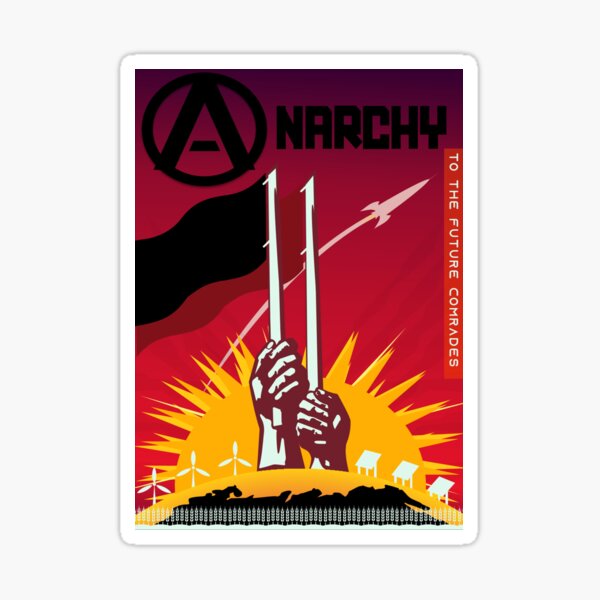 Vista previa del artículo con la obra «A los futuros camaradas, rojo», diseñado y vendido por Starchain-6.