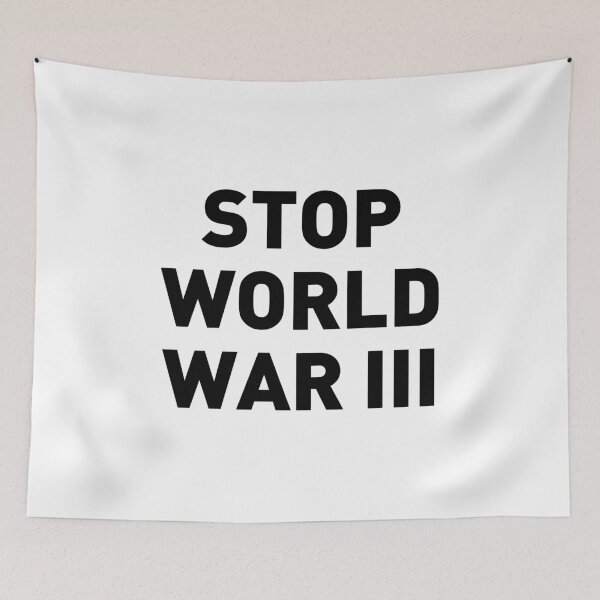 Item preview, Stop World War III designed and sold by little-mars.