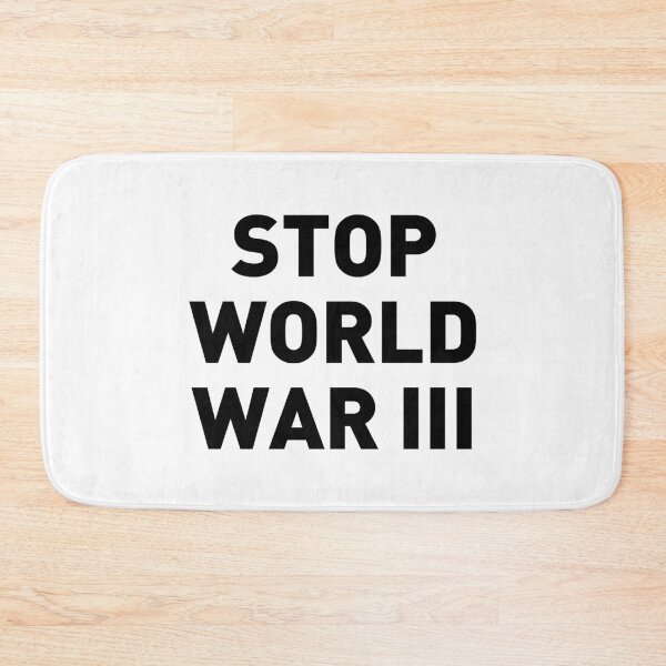 Item preview, Stop World War III designed and sold by little-mars.