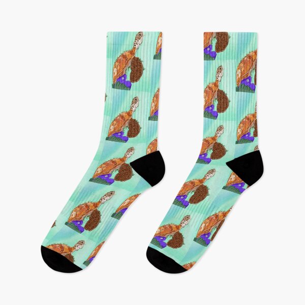 Item preview, Marlee Sea Turtle And Mac Moray Eel On An Adventure Together designed and sold by pinkyjainpan.