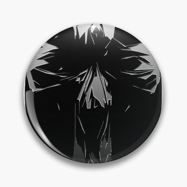 Item preview, Silver And Gray On Black Abstract Face Skull Cross Design designed and sold by adriturner.
