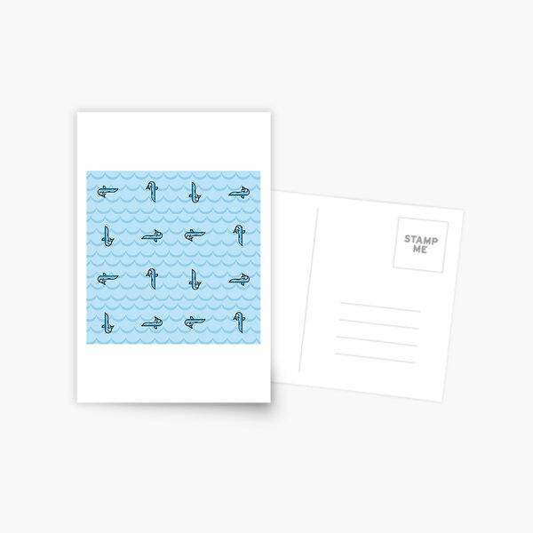 Shark pattern Postal