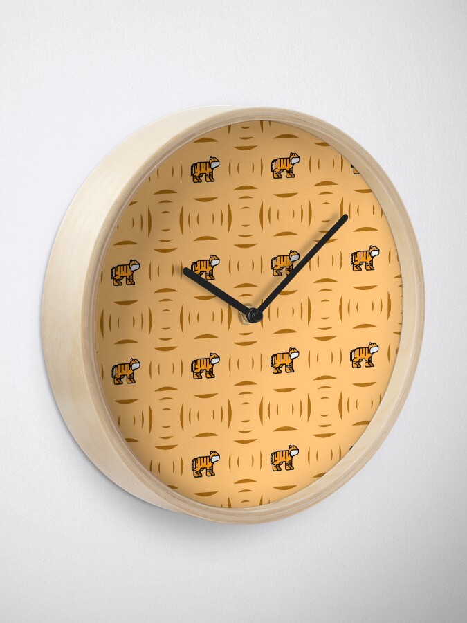 Imagen 2 de 4, Reloj con la obra Tiger pattern, diseñada y vendida por smilesharks.