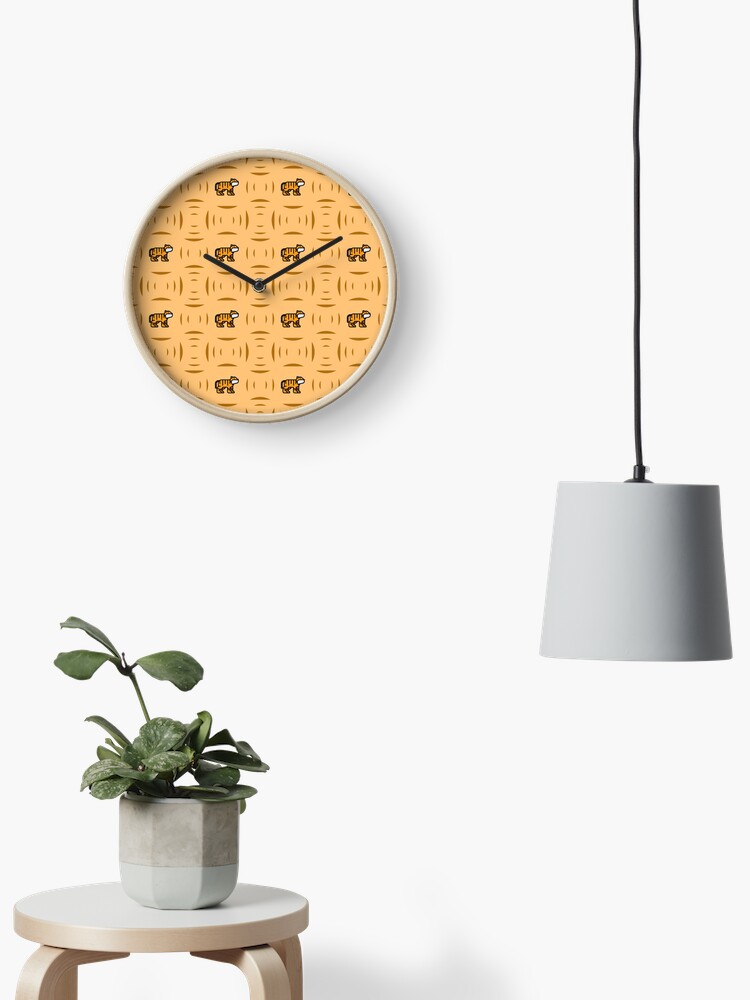 Imagen 1 de 4, Reloj con la obra Tiger pattern, diseñada y vendida por smilesharks.