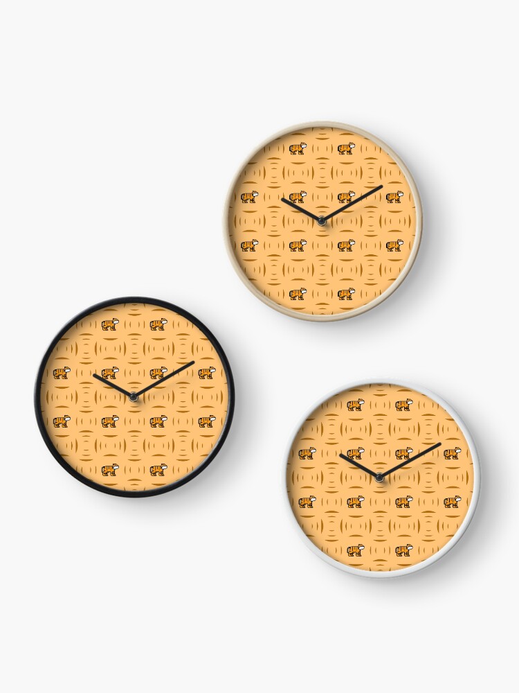 Imagen 3 de 4, Reloj con la obra Tiger pattern, diseñada y vendida por smilesharks.