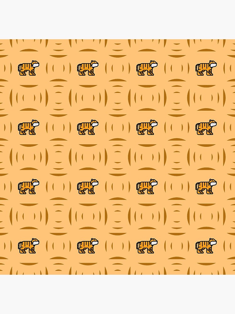 Imagen 4 de 4, Reloj con la obra Tiger pattern, diseñada y vendida por smilesharks.