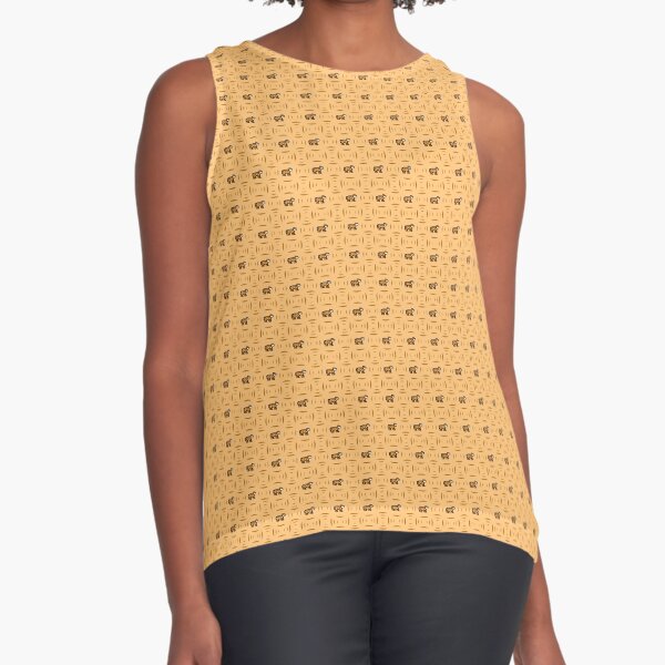 Tiger pattern Blusa sin mangas