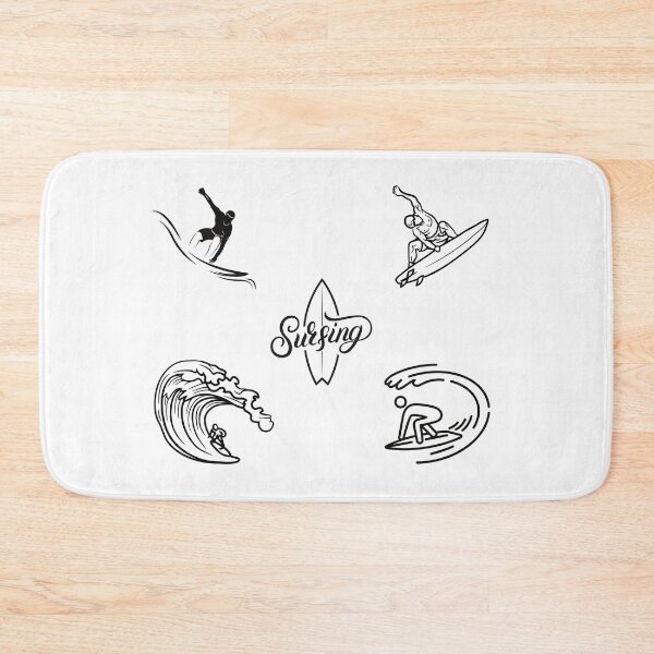 Item preview, A fun Day Just Surfboarding, Kneeboarding and Skimboarding Design Pack designed and sold by Ilana Khoshsima.