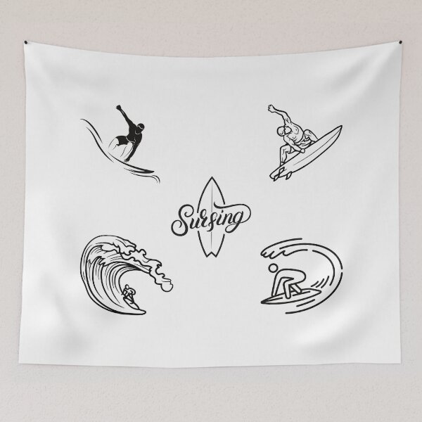 Item preview, A fun Day Just Surfboarding, Kneeboarding and Skimboarding Design Pack designed and sold by Ilana Khoshsima.