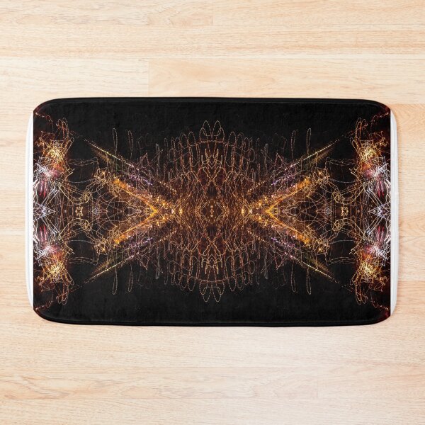 Item preview, Lightpainting Abstract Symmetry Street Graffiti designed and sold by NeonAbstracts.
