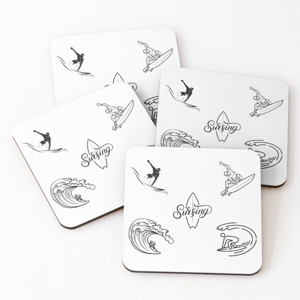 Item preview, A fun Day Just Surfboarding, Kneeboarding and Skimboarding Design Pack designed and sold by Ilana Khoshsima.