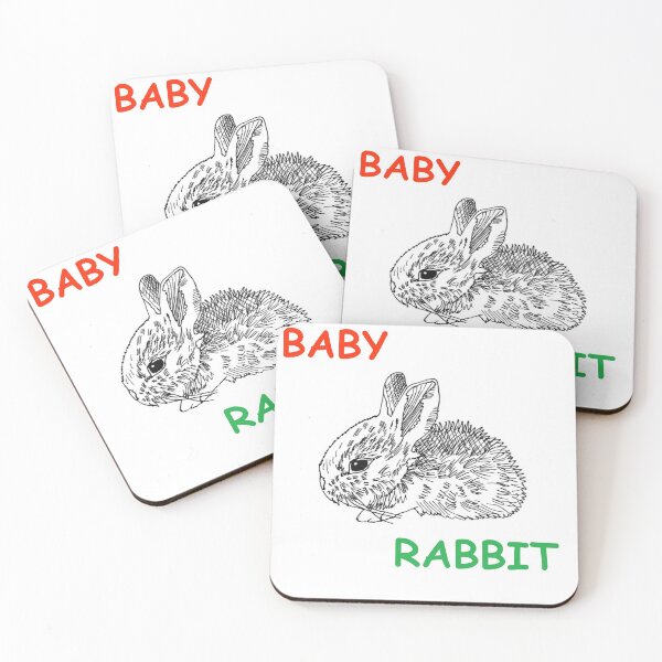 Item preview, Colour-in Baby Rabbit designed and sold by ClosLineDesigns.