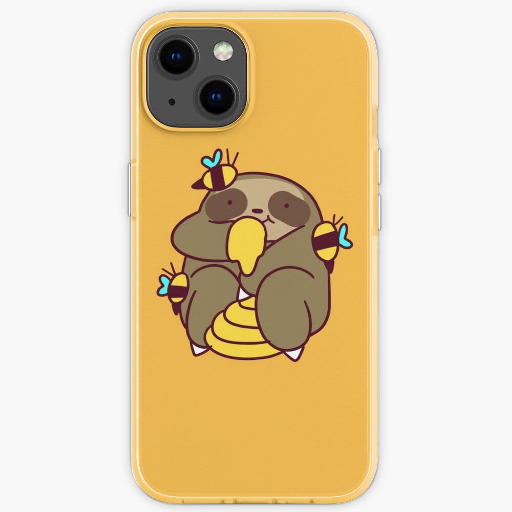 Honey Sloth Iphone Case By Saradaboru Redbubble