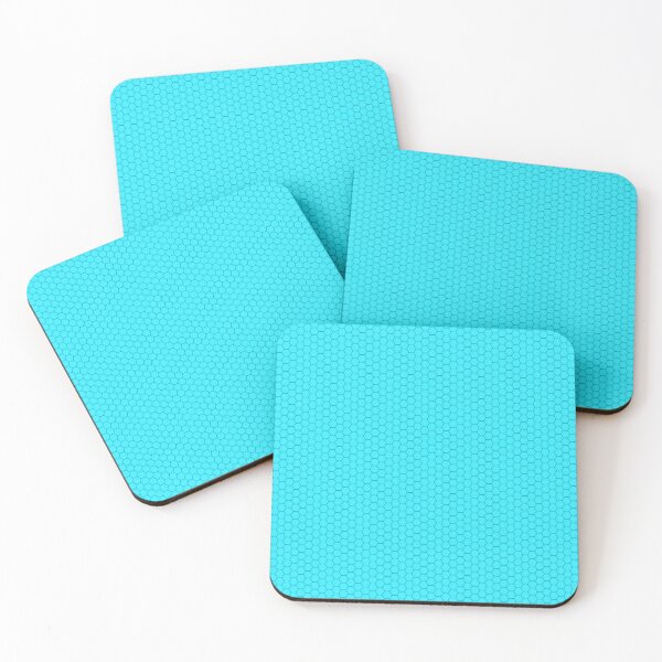 Item preview, Honeycomb/Hexagon Cyan Pattern designed and sold by ShamBham.