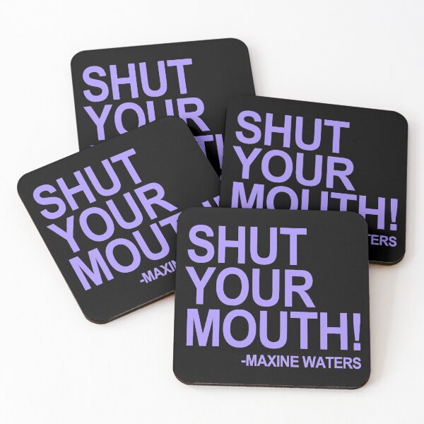 Item preview, Shut Your Mouth - Maxine Waters (lavender 1) designed and sold by Thelittlelord.