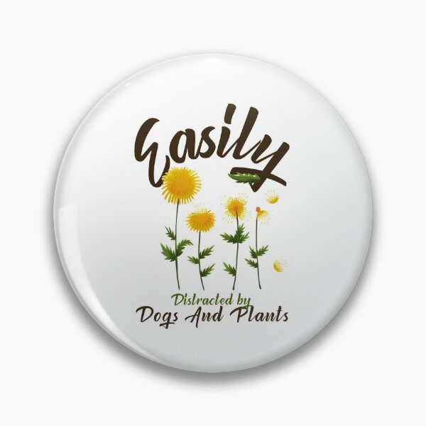 Item preview,  Fácilmente distraído por perros y plantas. designed and sold by LemonBlueTigers.