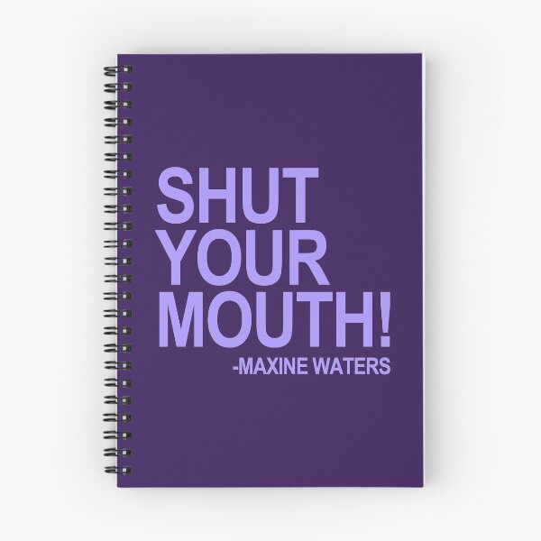 Item preview, Shut Your Mouth - Maxine Waters (lavender 2) designed and sold by Thelittlelord.