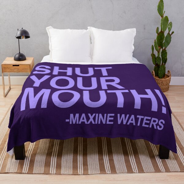 Item preview, Shut Your Mouth - Maxine Waters (lavender 2) designed and sold by Thelittlelord.