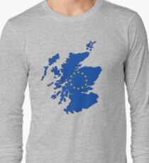 Scotland Map EU Long Sleeve T-Shirt