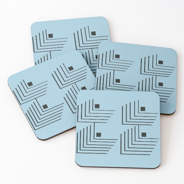 Item preview, Modern Abstract Corners in Black designed and sold by zaphco.