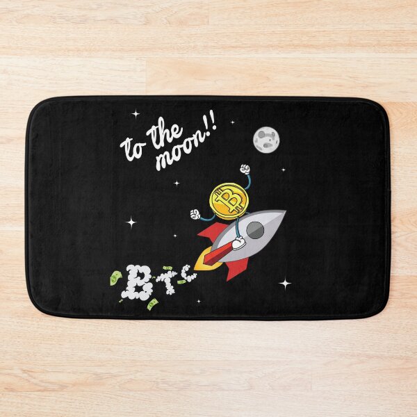 Item preview, BTC to the moon !! designed and sold by JamesCMarshall.