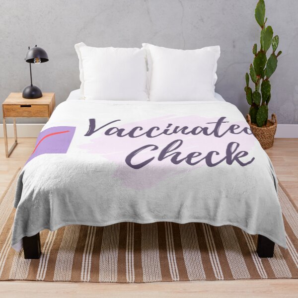 Item preview, Vaccinated Check designed and sold by gerafuckinnoise.