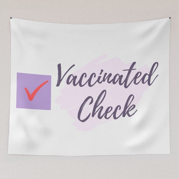 Item preview, Vaccinated Check designed and sold by gerafuckinnoise.