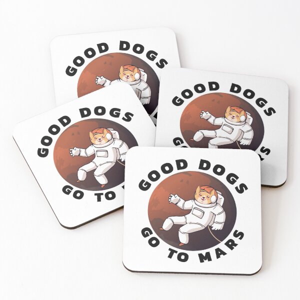 Item preview, Dogecoin to Mars Funny Doge Coin to the Moon designed and sold by gillys.