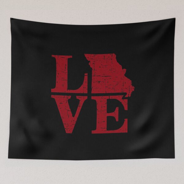 Item preview, Love Missouri Distressed Vintage MO State Pride designed and sold by pixeljamz.