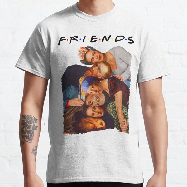Frida-Kahlo-Van-Gogh-Mona-Lisa-Dali-Salvador-Friends Classic T-Shirt